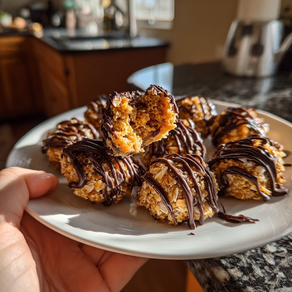 Chocolate Coconut Almond Snack Bites