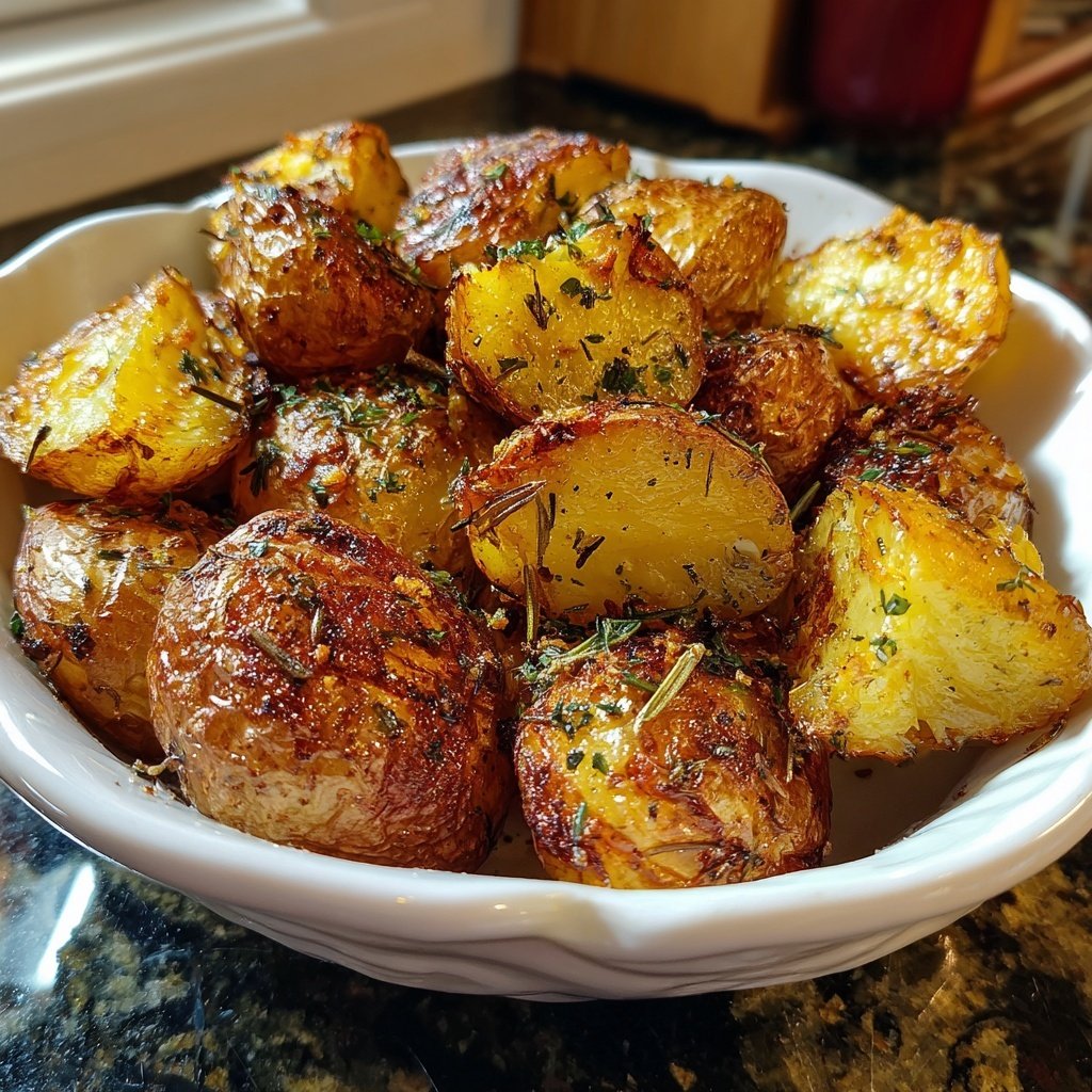 Garlic Herb Roasted Potatoes