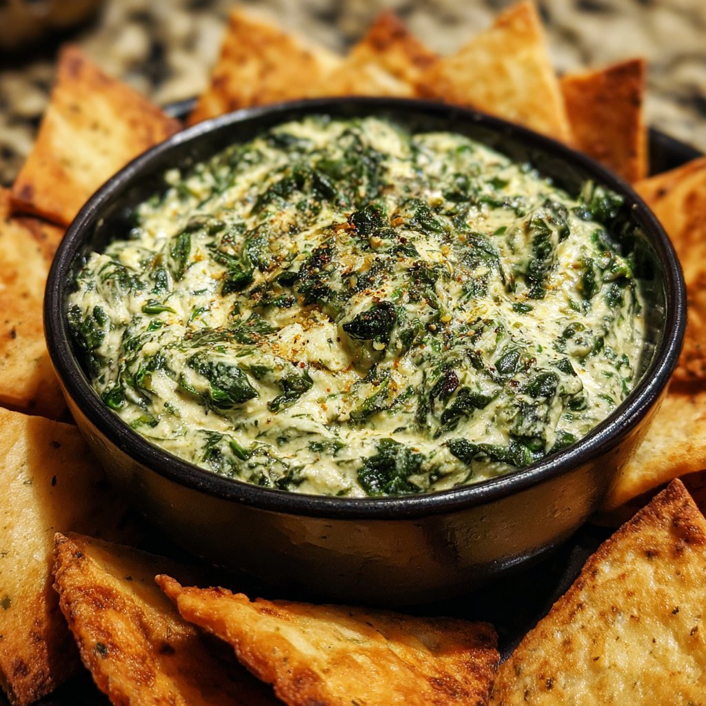 Creamy Spinach White Bean Dip