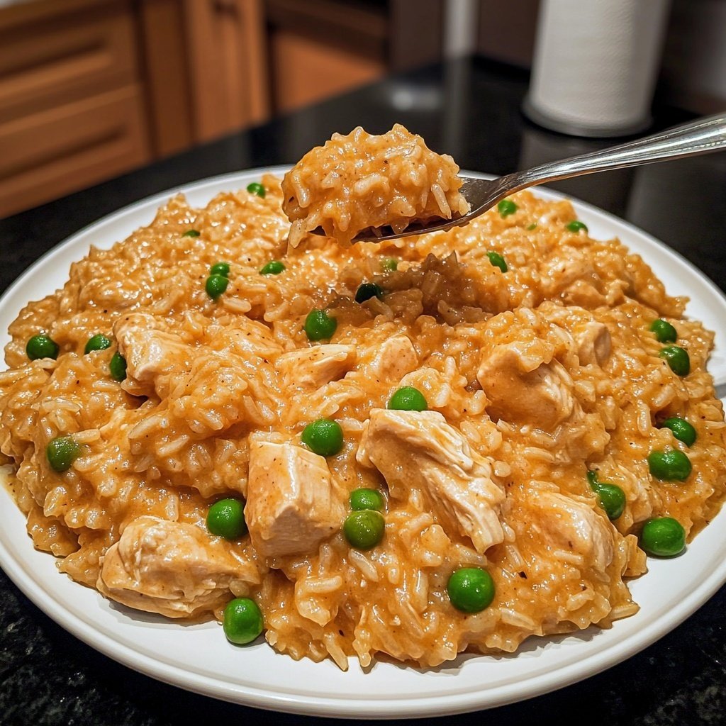 Creamy Slow Cooker Chicken and Rice