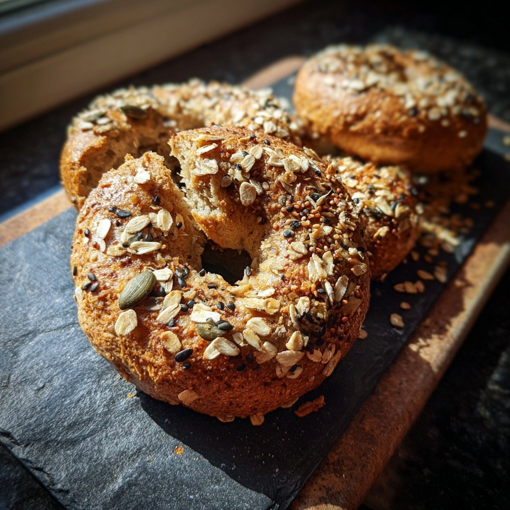 Boiled And Baked Protein Bagels