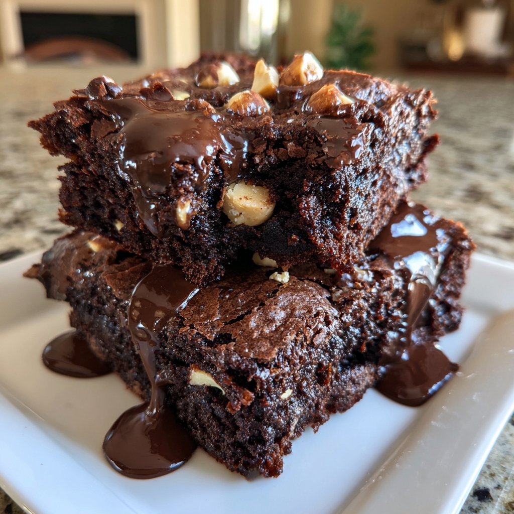 Chocolate Hazelnut Brownies