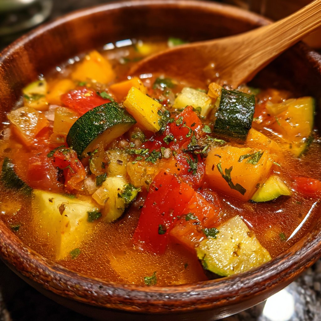 Healthy Crockpot Italian Vegetable Stew