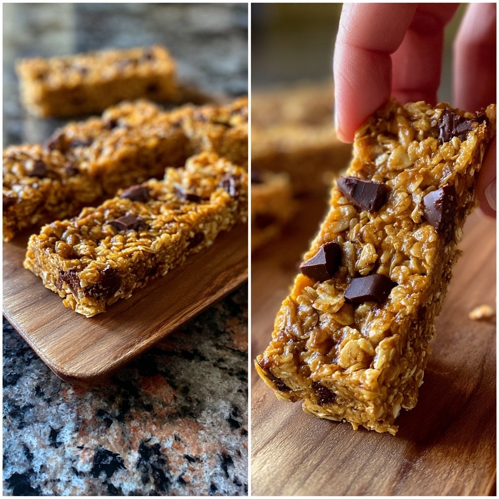 Healthy No Bake Oat Snack Bars