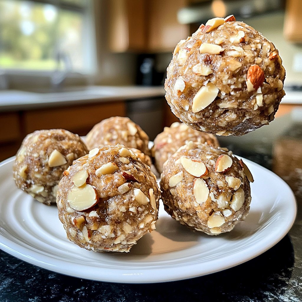 Protein Balls with Almond Milk