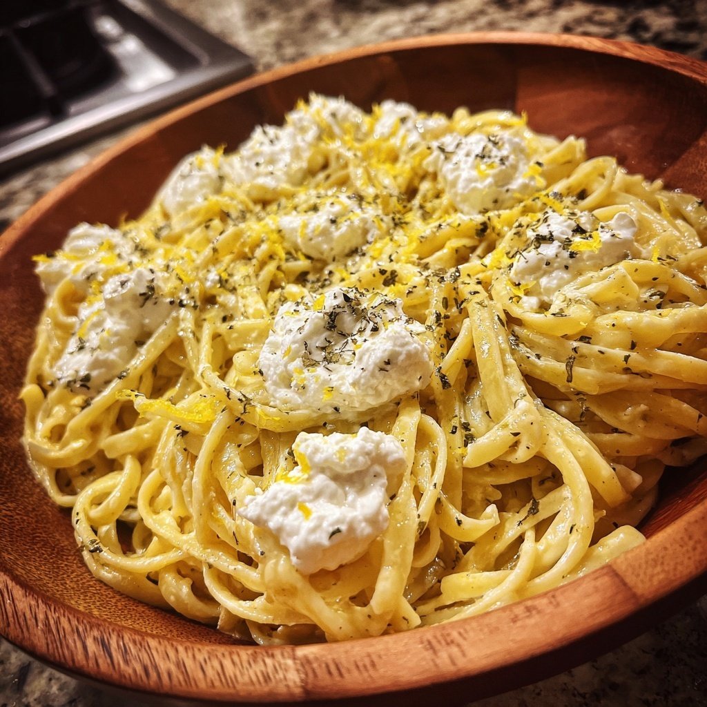 Romantic Lemon Ricotta Pasta