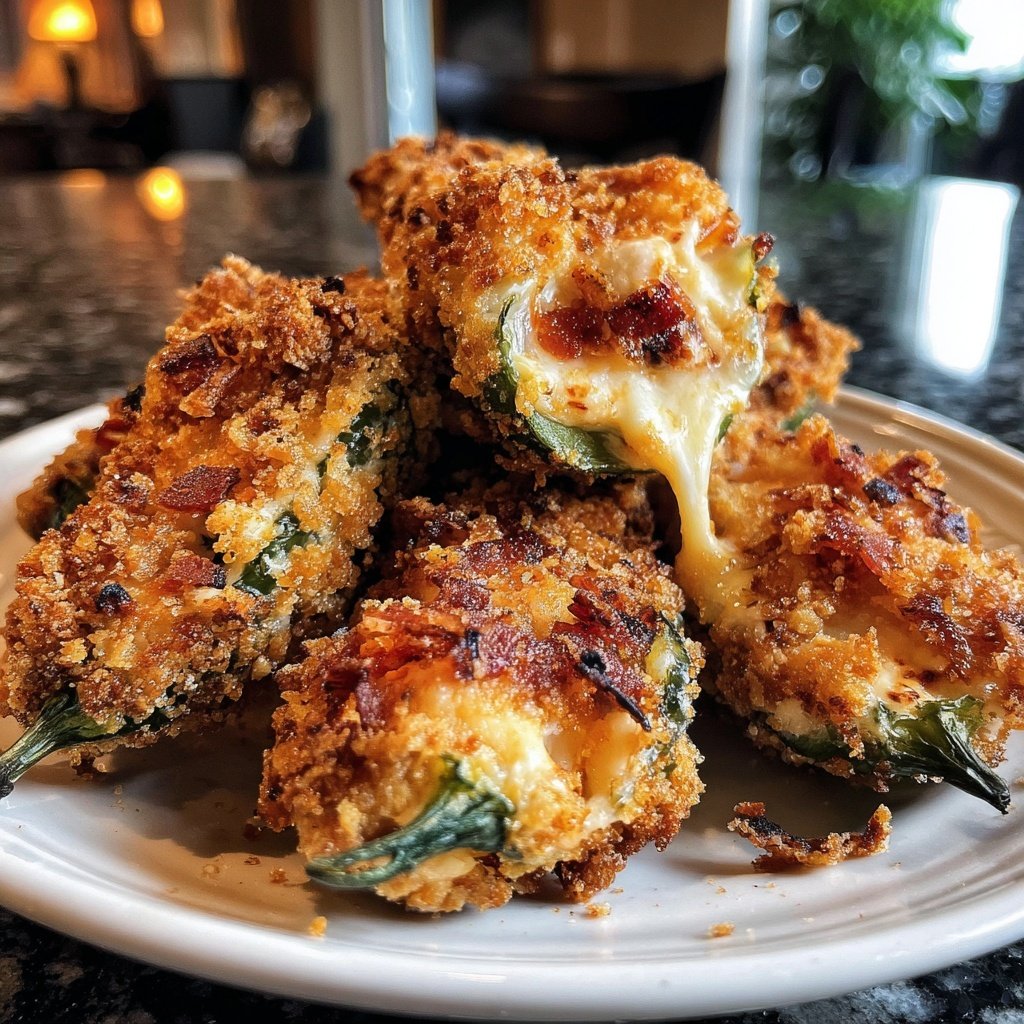 Jalapeno Poppers with Savory Crumb Topping