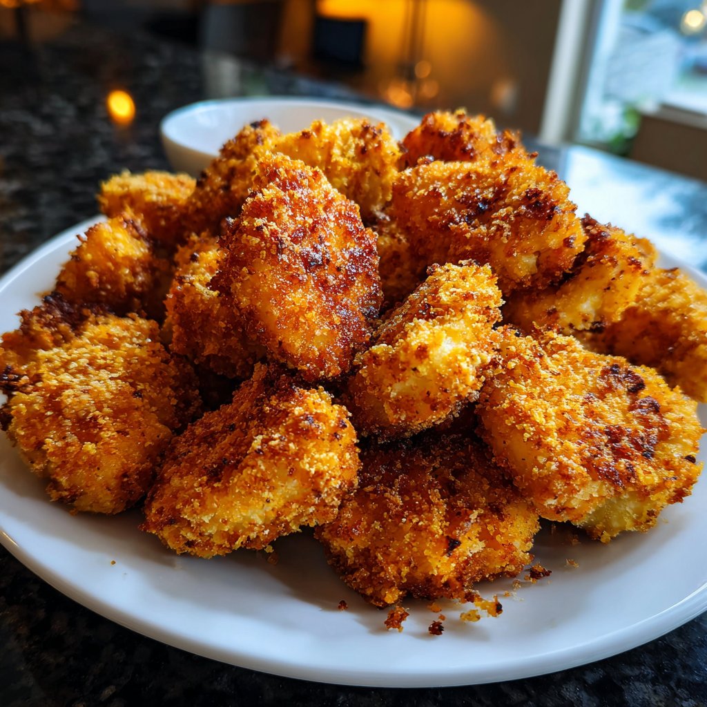 Crispy Cauliflower Veggie Nuggets