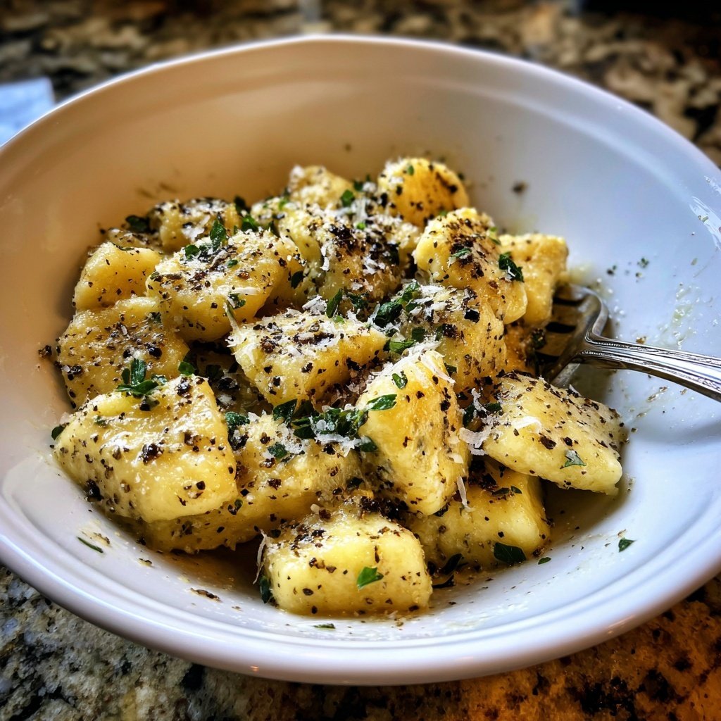 Valentine Dinner Truffle Gnocchi