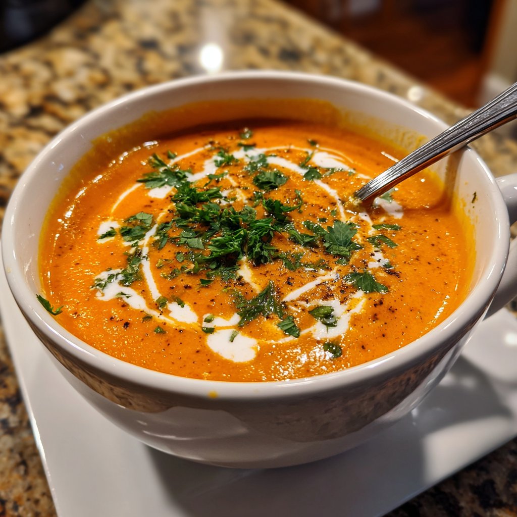 Creamy Carrot Ginger Soup