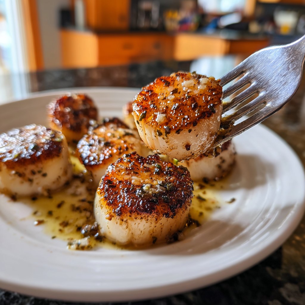 Romantic Seared Scallops