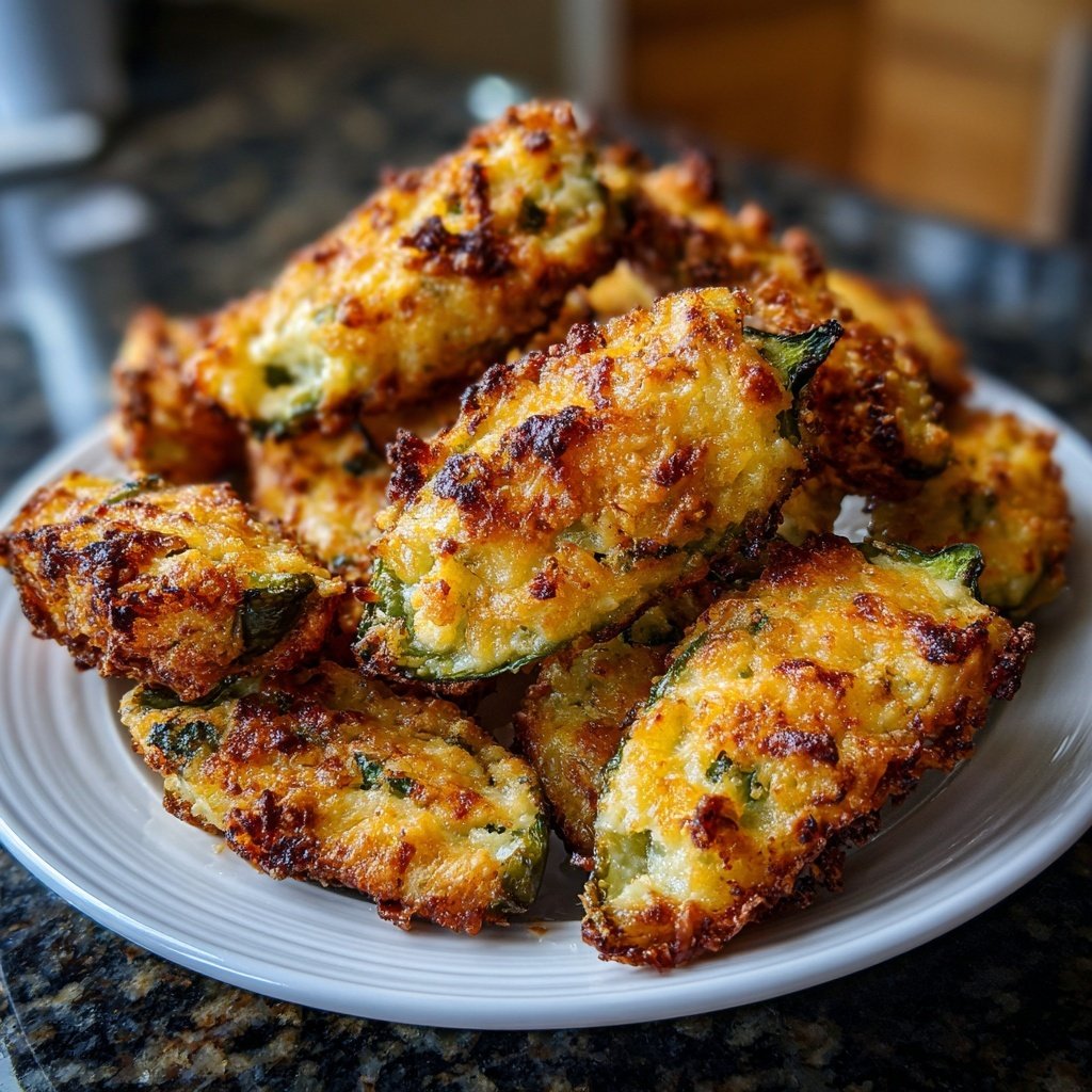 Jalapeno Poppers with Cheddar