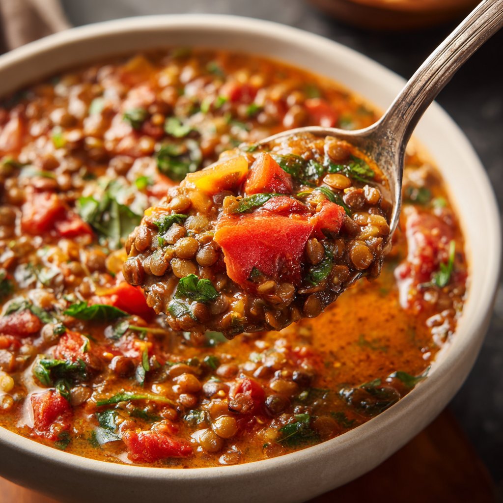 Creamy Tomato Lentil Stew