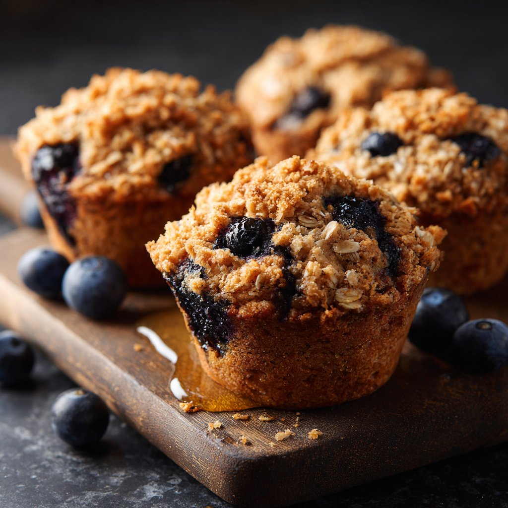 Healthy Oatmeal Muffins With Honey