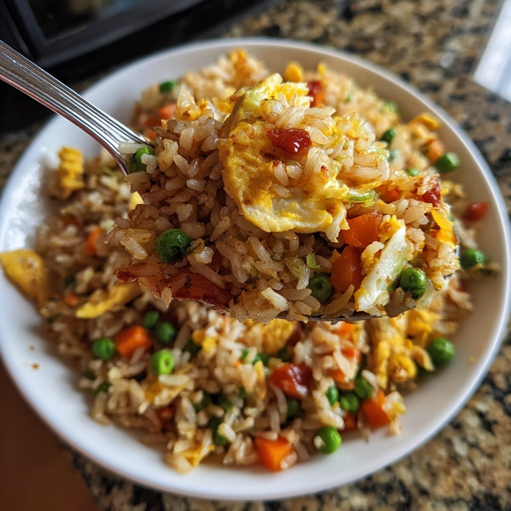 Easy Egg Fried Rice Just Like Chinese Takeout
