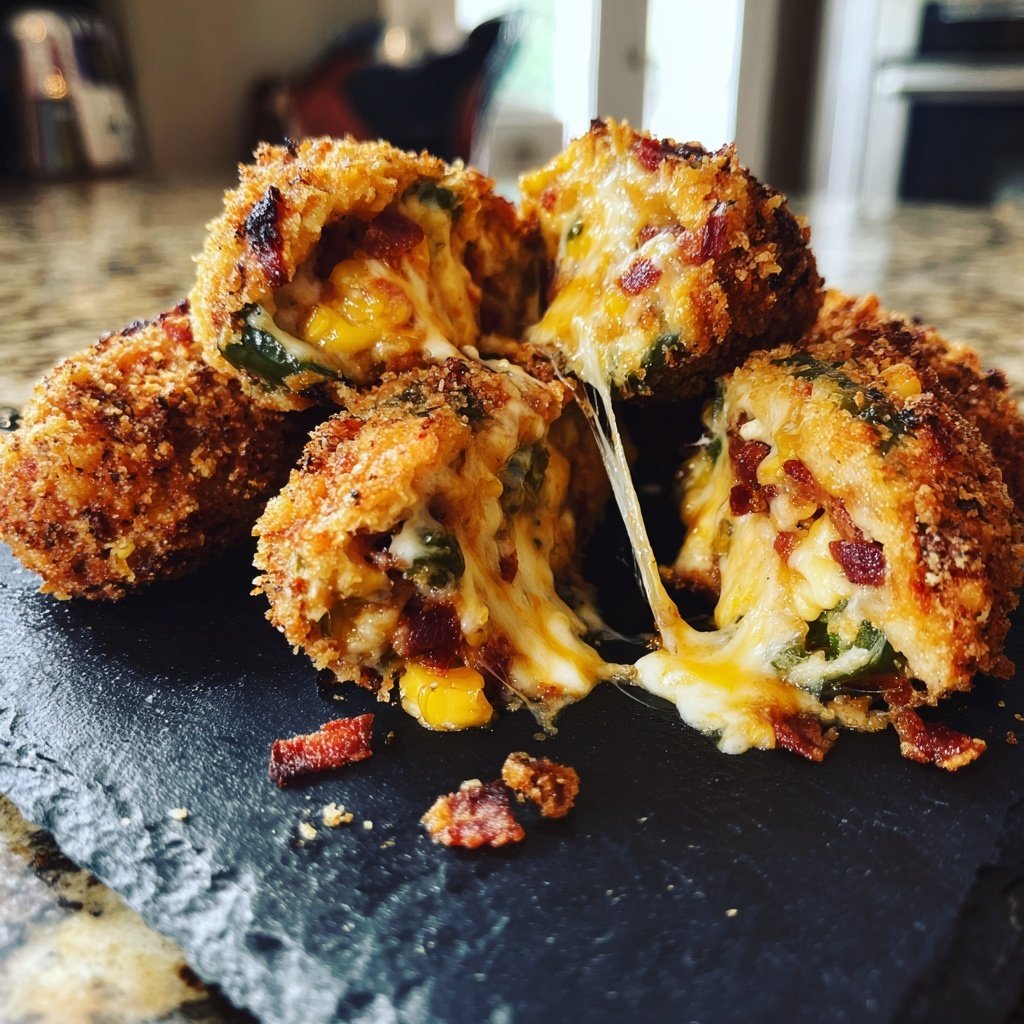 Jalapeno Poppers Stuffed with Corn