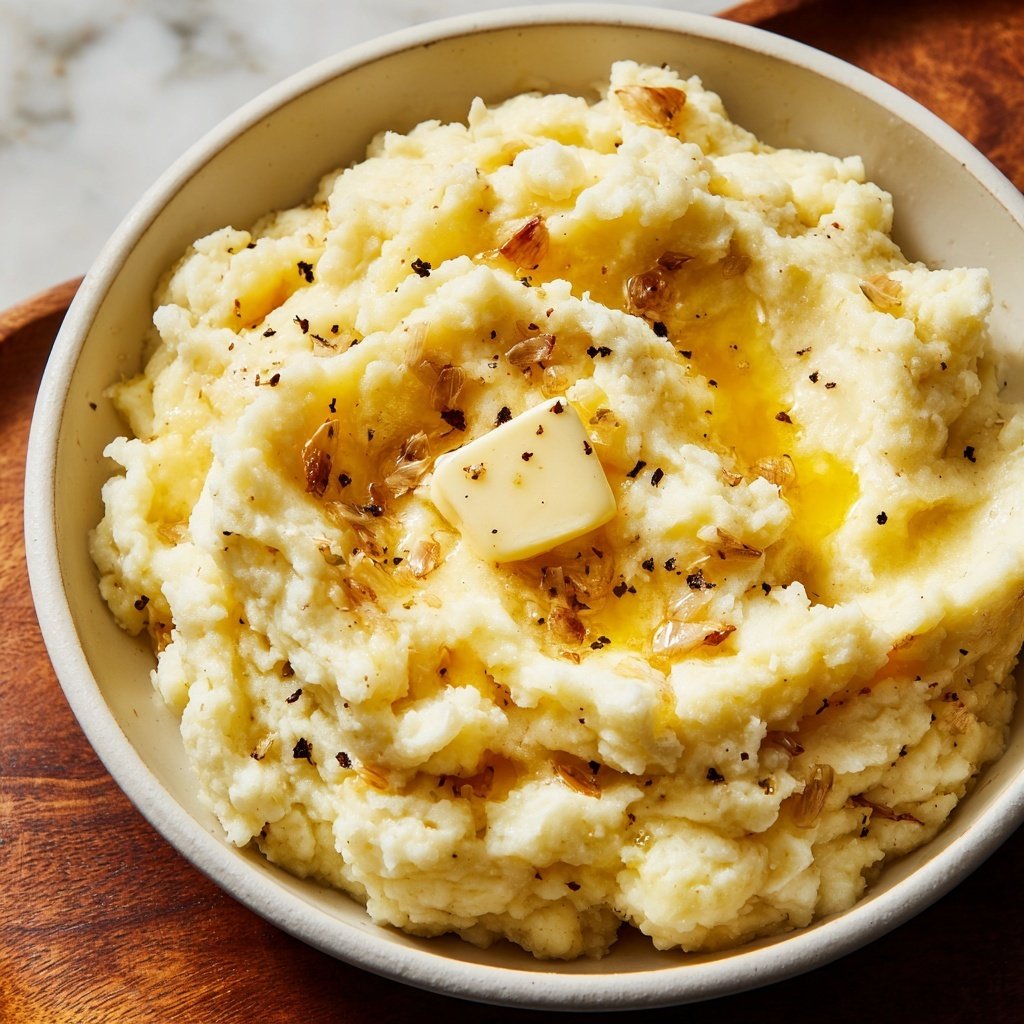 Sunday Roasted Garlic Mashed Potatoes