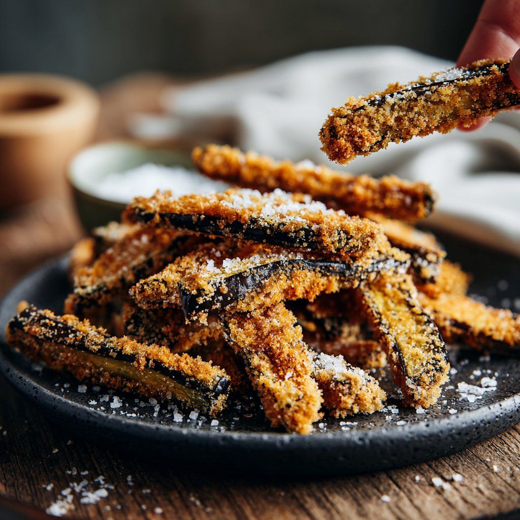 Crispy Eggplant Veggie Fries